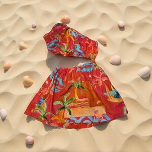 FARM Rio Multicolor Tropical Dress